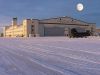 Historic Hangar 1 at Fort Wainwright, Alaska - January 2001.