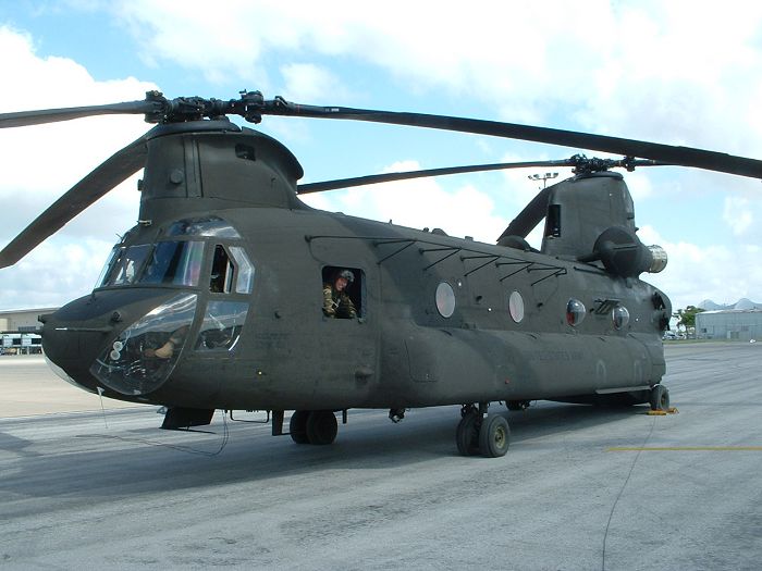 87-00081 at Corpus Christi Army Depot in Texas after a refueling stop.