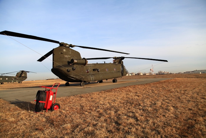 4 February 2014: 88-00083 resting on the ramp at Desiderio Army Airfield (RKSG or A-511), Camp Humphreys, Republic of Korea, as the D model fleet assigned to B Company - "Innkeepers", 3rd Battalion, 2nd Aviation Regiment, undergoes a Foreign Military Sale (FMS) to the Republic of Korea. The Korean government purchased the 14 aircraft assigned to the Innkeepers for approximately $3,000,000 each as is, with five spare GA-714A engines and some various parts.