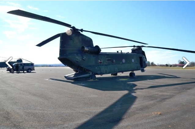 CH-47D Chinook helicopter 89-00138 sitting at Madison Executive Airport (KMDQ), Meridianville, Alabama, during the auction process as it went up for sale to the highest bidder on the commercial market.