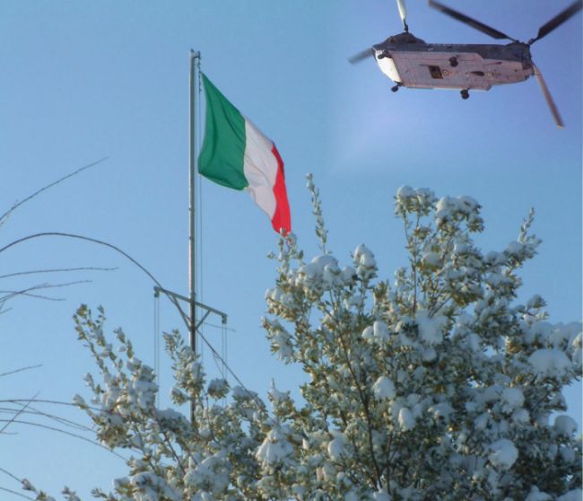 Italy's CH-47C Chinook.