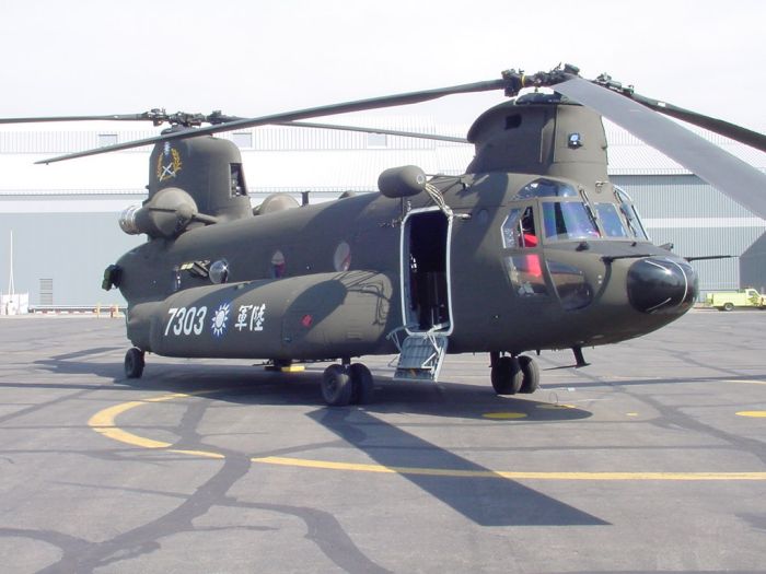 Boeing's CH-47SD in Taiwan.