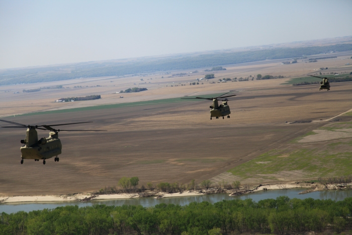 11 April 2012: The aircraft of Sortie 1 depart KSUX enroute to Rapid City (KRAP), South Dakota.