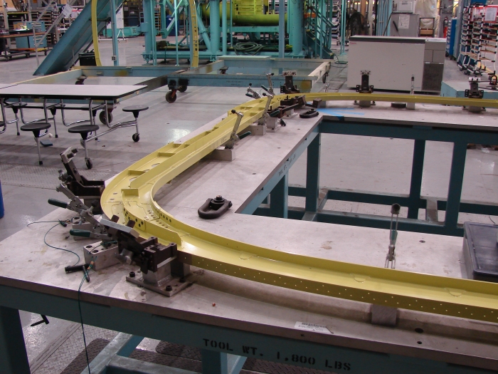 29 January 2010: A look inside the walls of the Boeing Helicopters Center 3 South facility in Ridley Park, Pennsylvania.