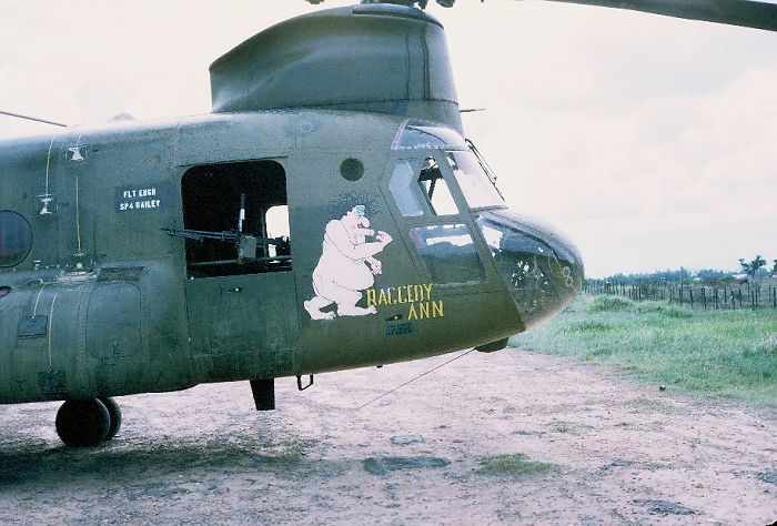 Nose Art from the 132nd Assault Support Helicopter Company (ASHC) - "Hercules", from their days in the Republic of Vietnam.