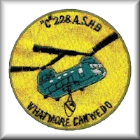 A pocket patch of C Company - "Crimson Tide", 228th Assault Support Helicopter Battalion while in the Republic of Vietnam.