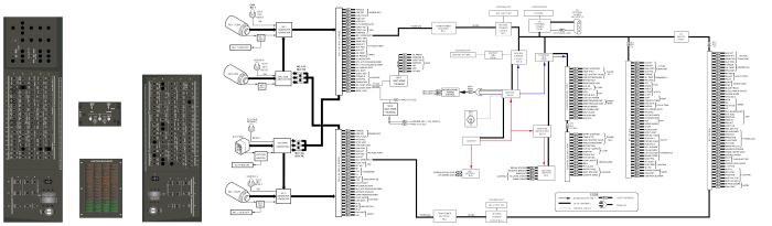 GA-714A equipped CH-47D electrical layout chart, circa 2007.