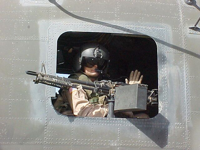 The Left Door Gunner position, as seen from outside.